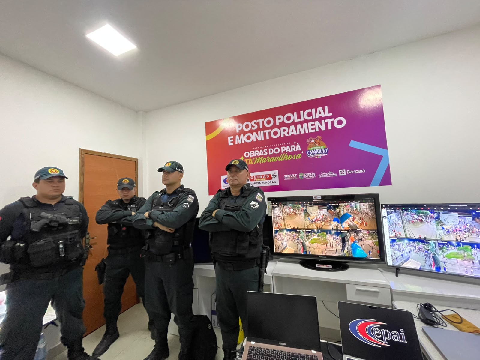 Centro de Monitoramento contribuiu para segurança e baixo índice de ocorrências no 37º Festival do Camarão.